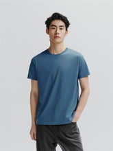 Men's Cooling Slim-Fit Blue T-Shirt
